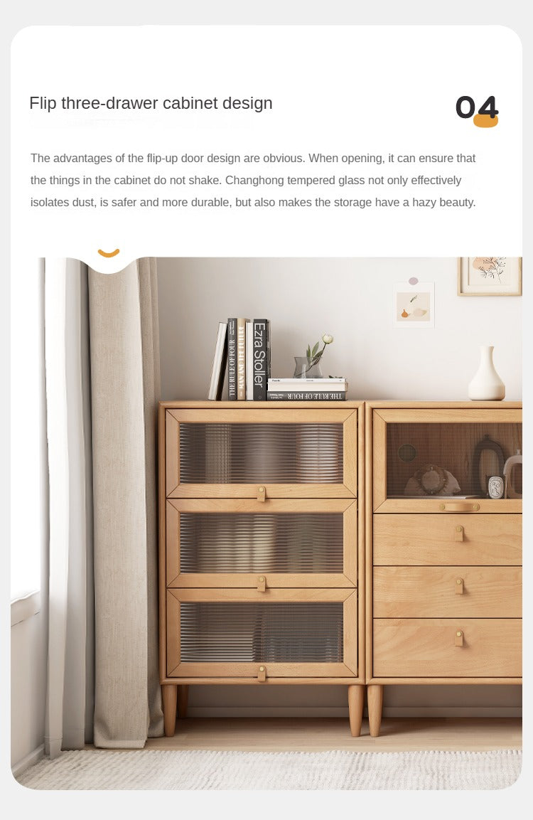 European Beech Chest of Drawers Combination
