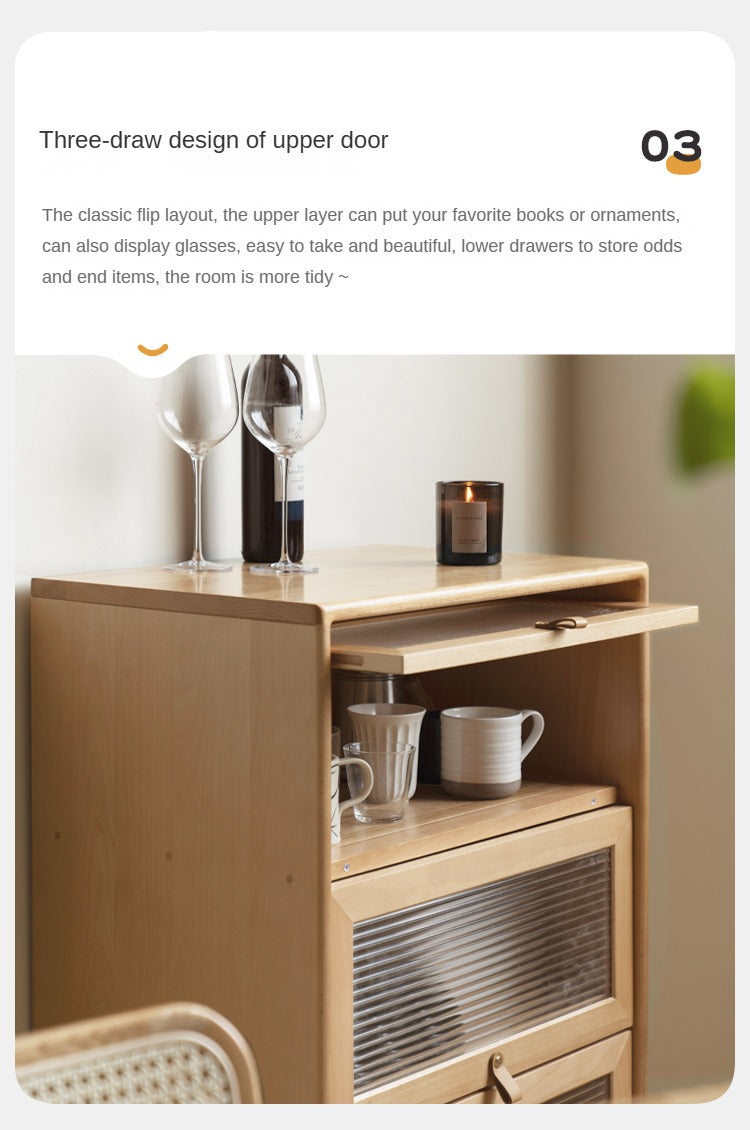 European Beech Chest of Drawers Combination