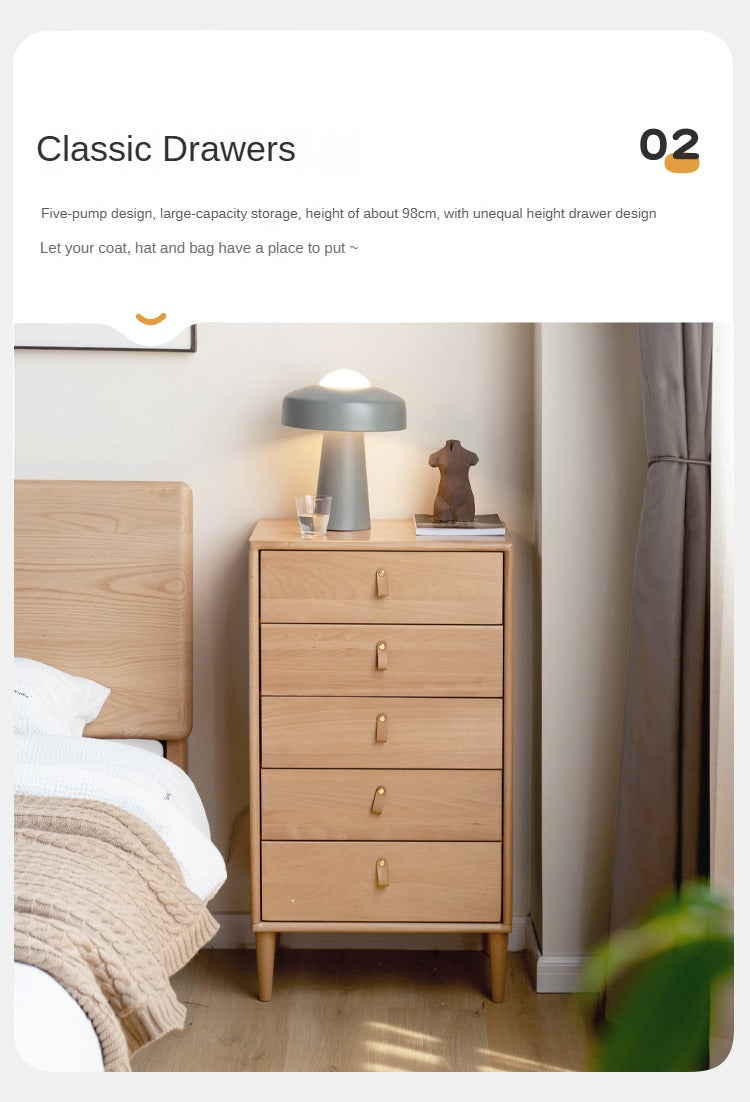 European Beech Chest of Drawers Combination