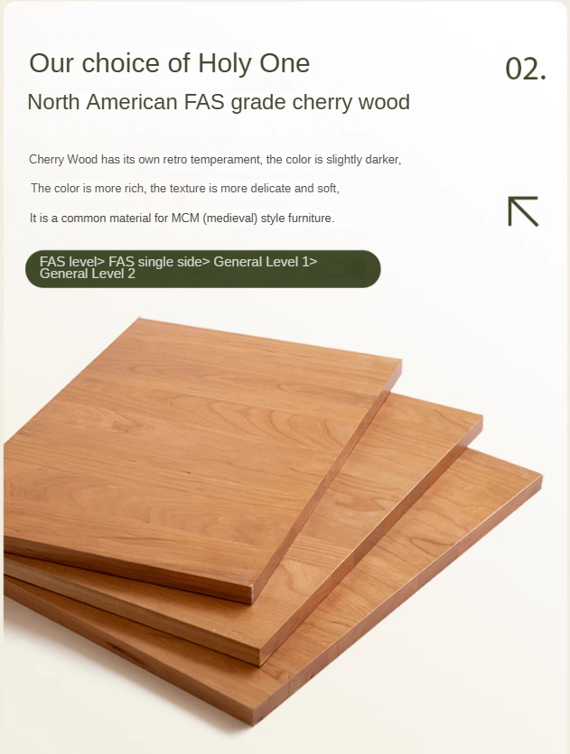 Cherry Solid Wood Chest of Drawers