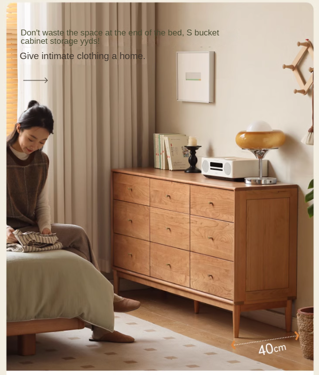 Cherry Solid Wood Chest of Drawers