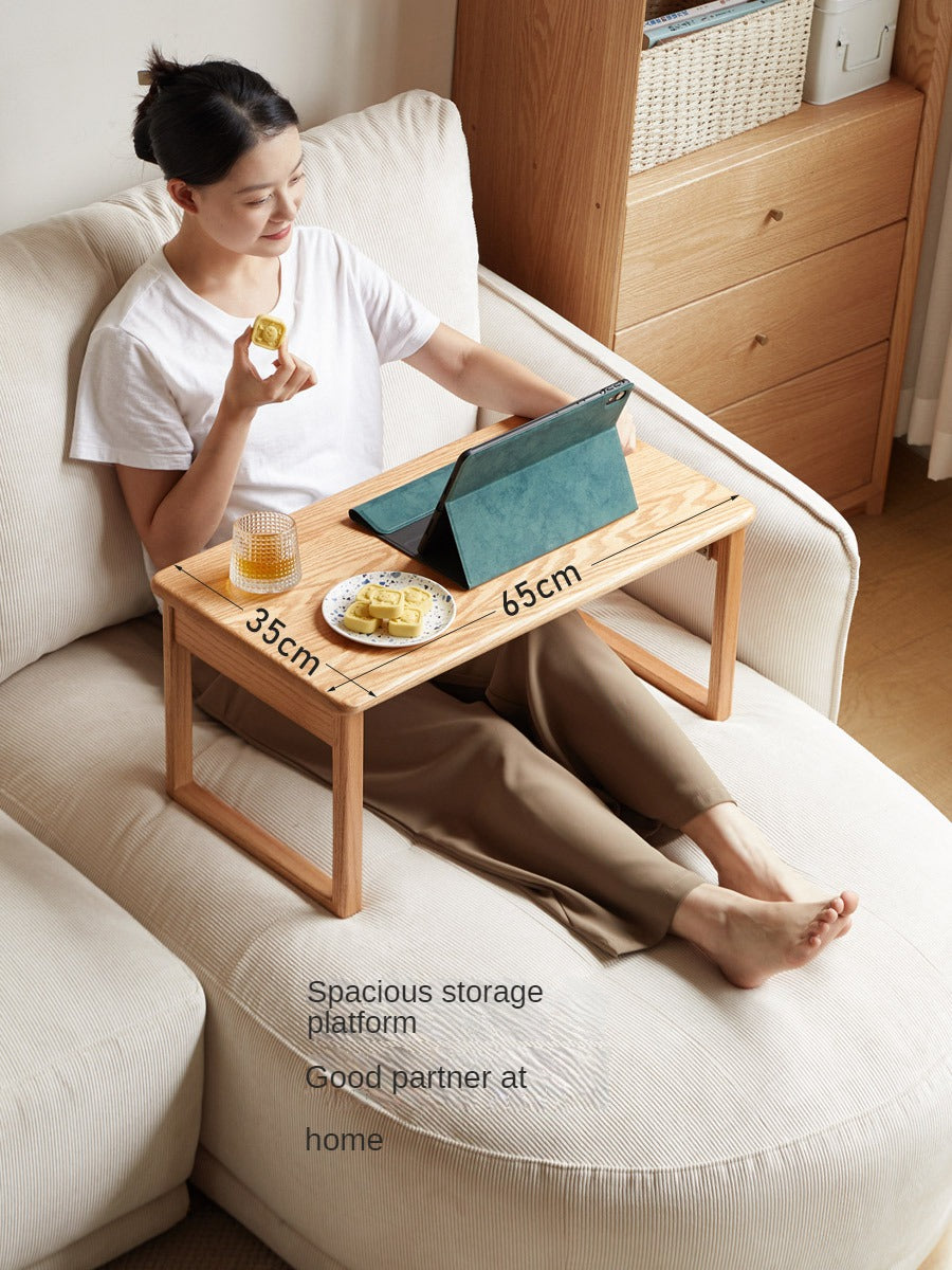 Oak Solid Wood Bay Window Folding Table