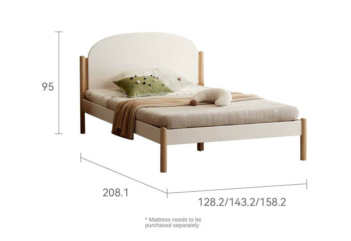 Poplar solid wood children's bed boy girl<