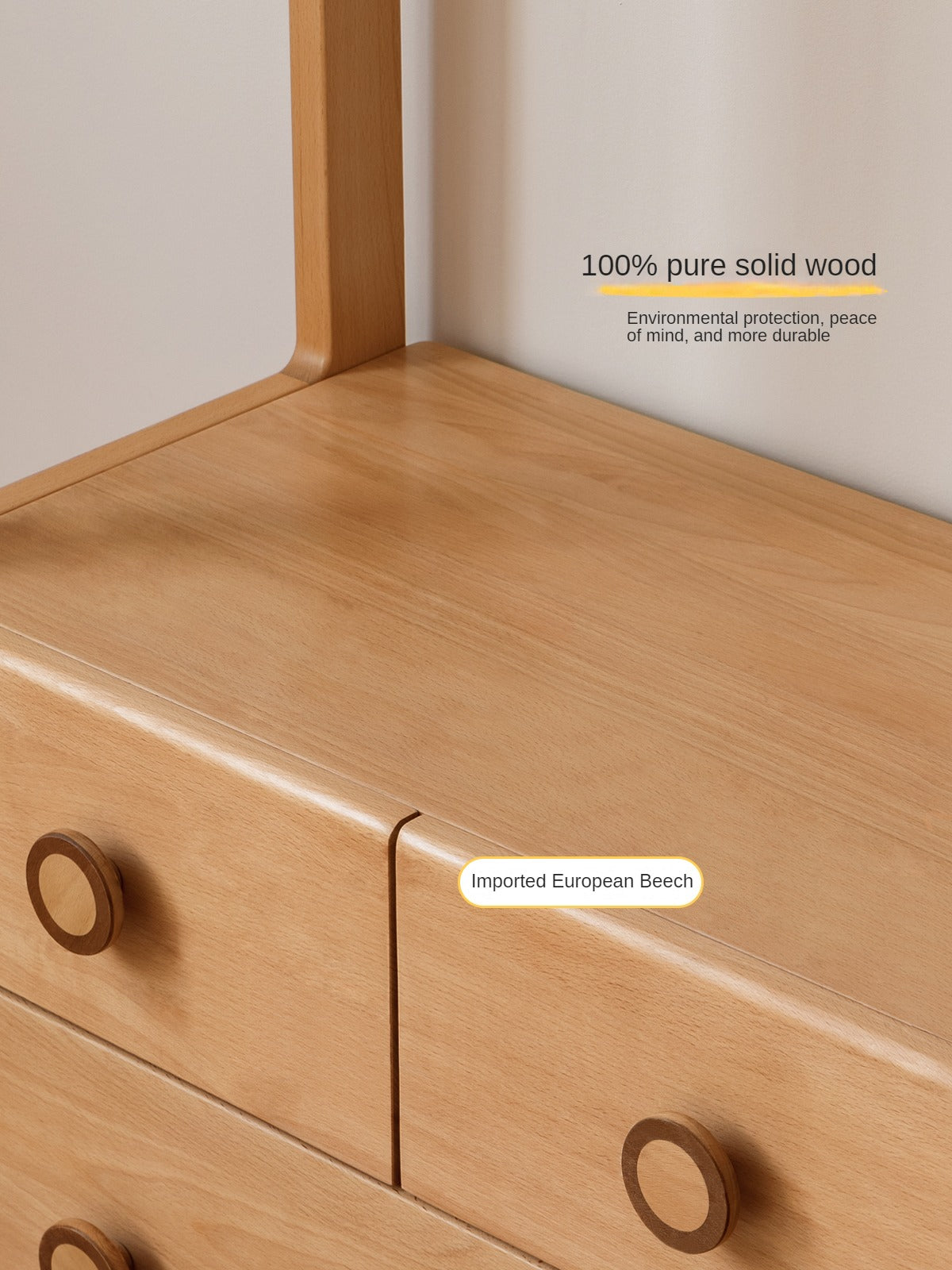 Beech Solid Wood Children's Wardrobe Hanger