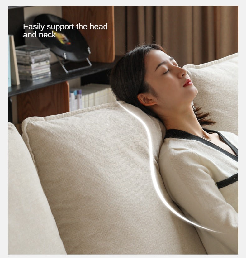 Black Walnut, Ash, Oak Solid Wood High Back Sofa.