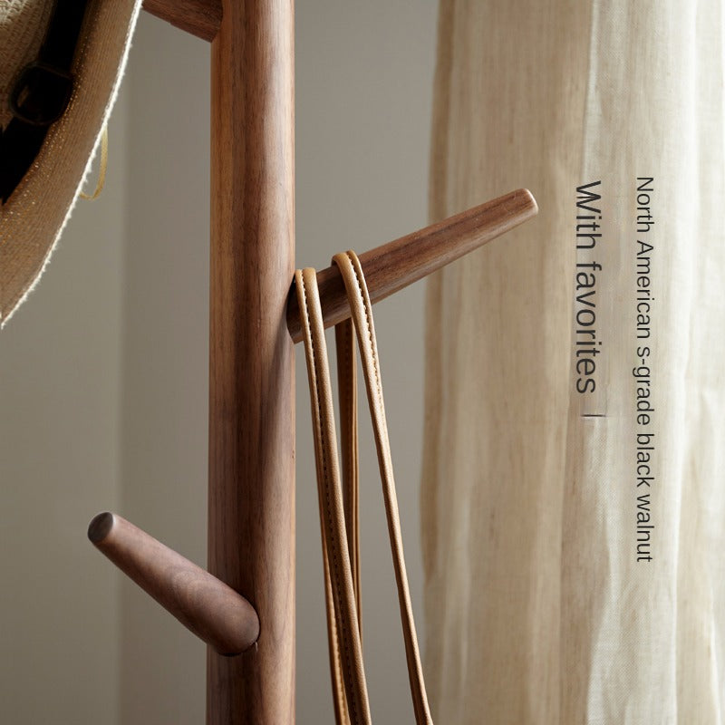 Black Walnut Solid Wood Clothes Hanger