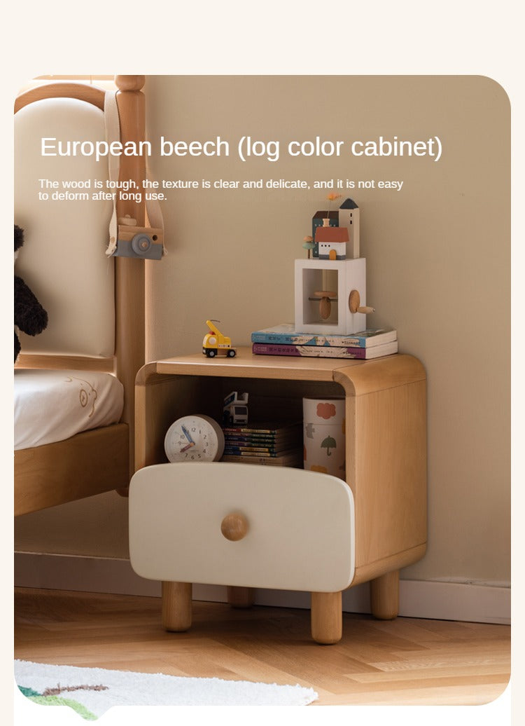 Beech Solid Wood Kid's Creative Nightstand