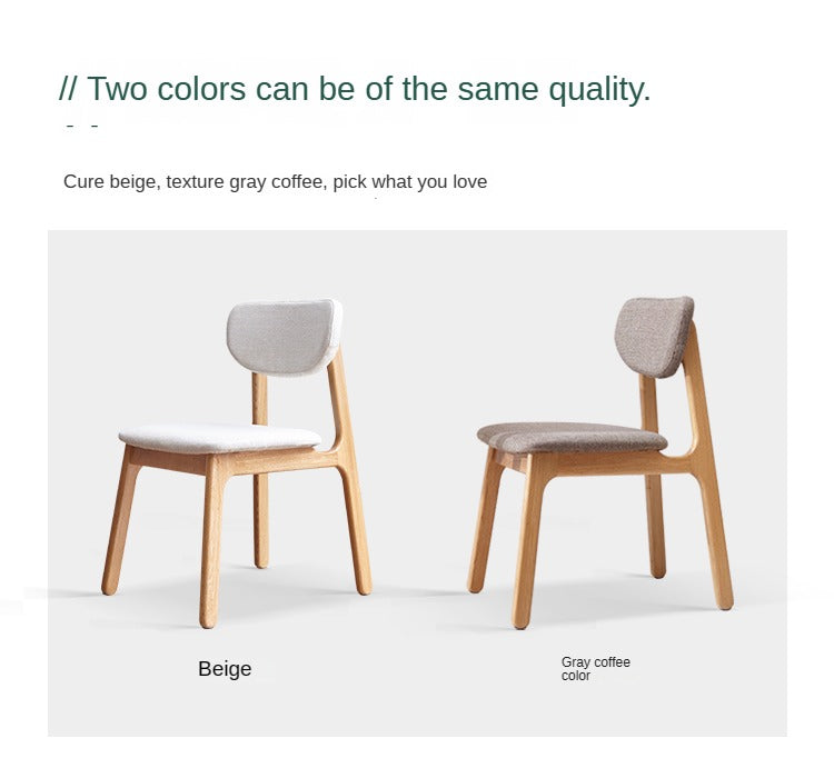 Black Walnut, Ash, Oak Solid Wood Dining Chair 4 Pcs Set