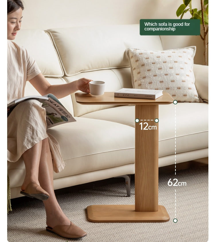 Ash, Black Walnut Solid Wood Side Table Modern Simple