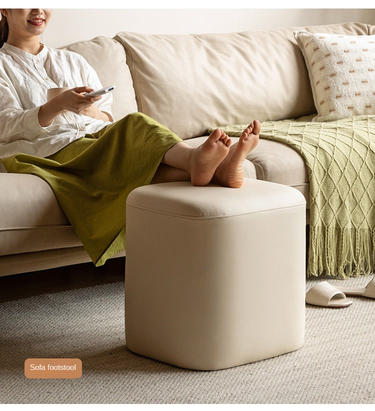 Makeup Stool Organic Leather