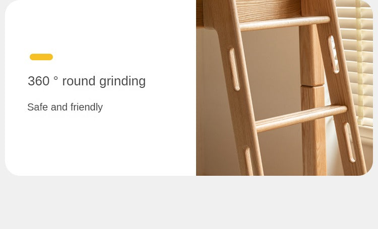 Oak solid wood Multi-functional Bunk Bed.