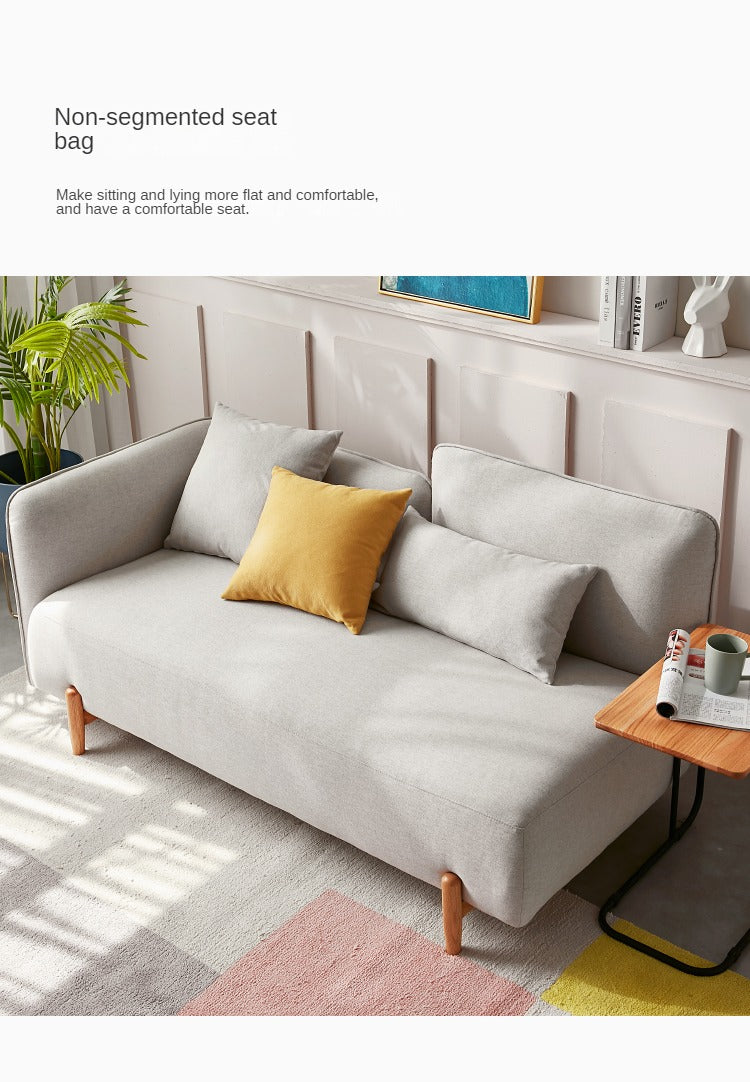 Fabric Sofa Beech Solid Wood.