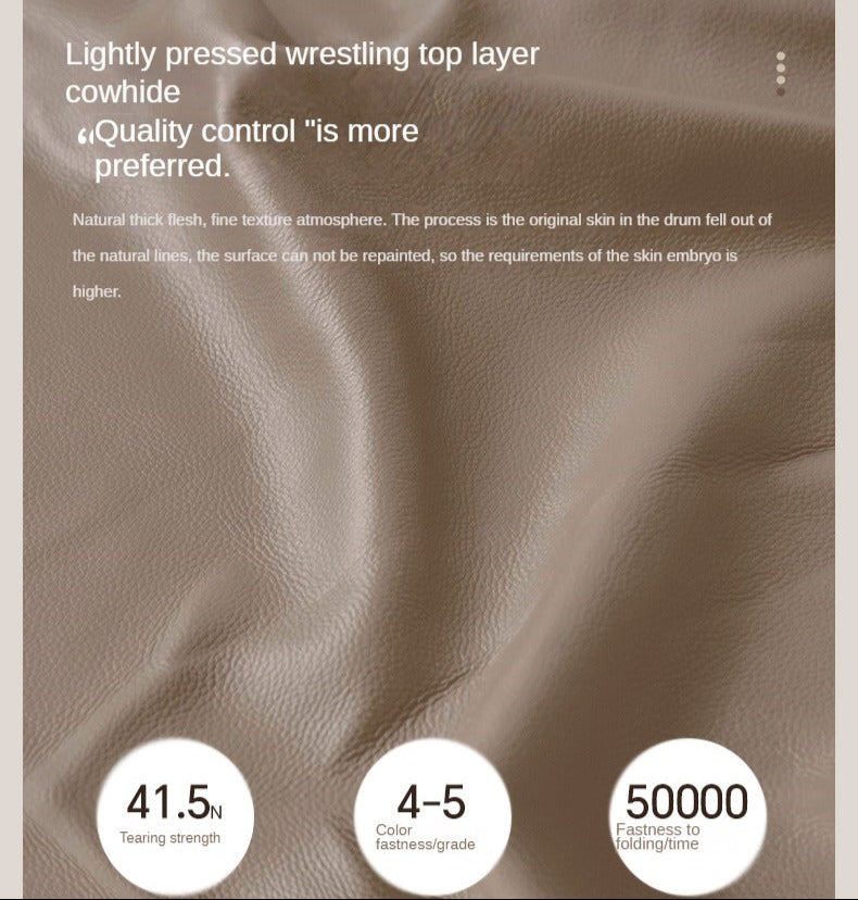 First Layer Leather Multifunctional Electric Telescopic Sofa.