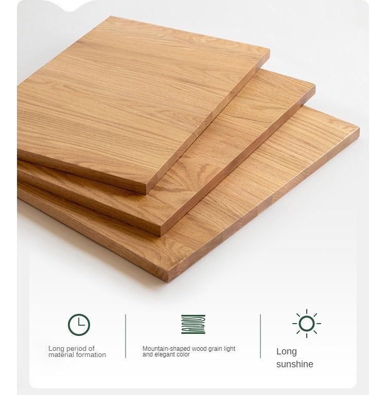 Beech, Oak Solid Wood Large Dining Table