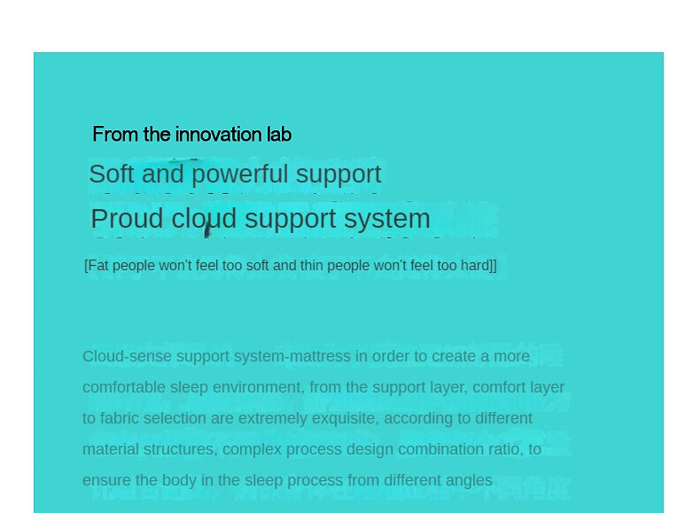 Zero press Double-Sided Compressed Mattress – Simmons Spring Hybrid Memory Foam 25cm,30cm