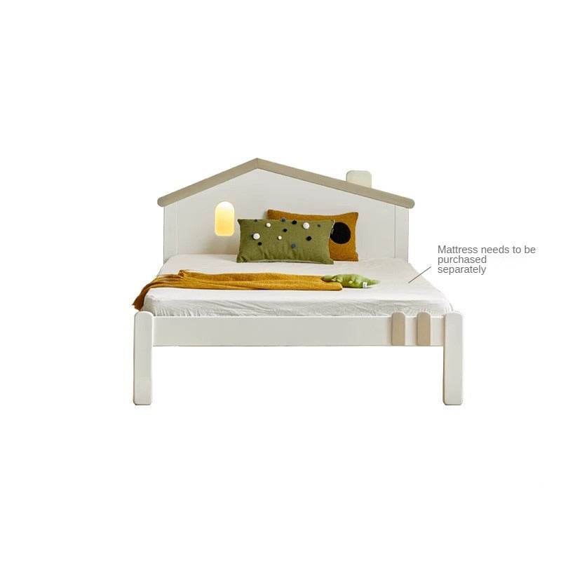 Beech, Poplar, Little House Kids Bed with 15min Delay Turning Off the Lights<