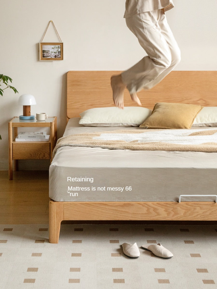 Oak Solid Wood Bed