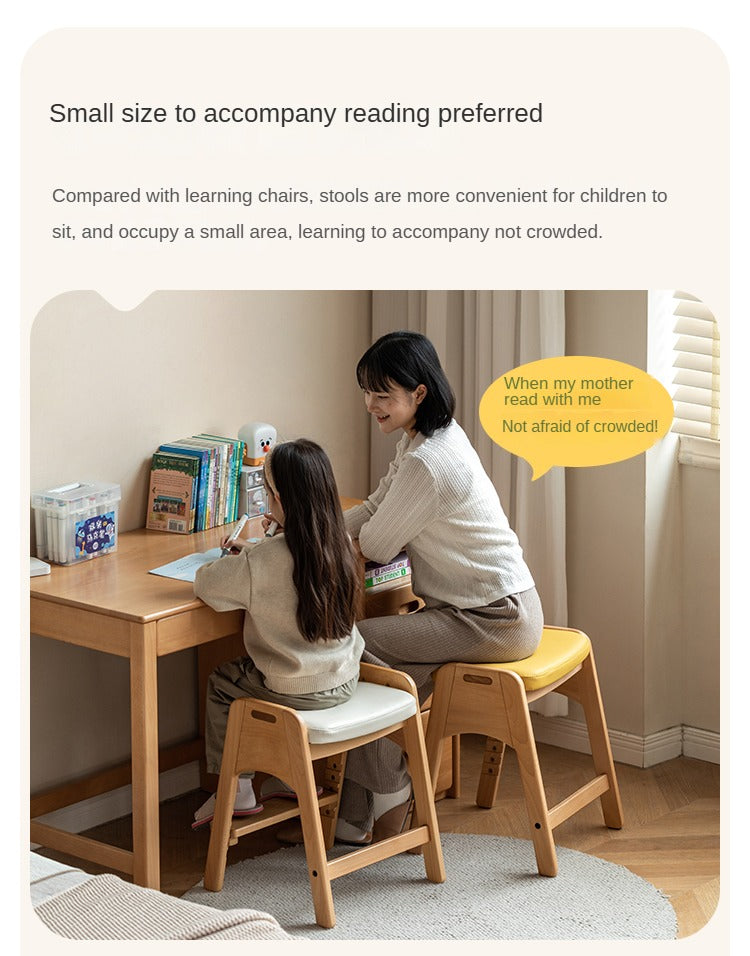 Beech Solid Wood Children's Lift Study Chair.