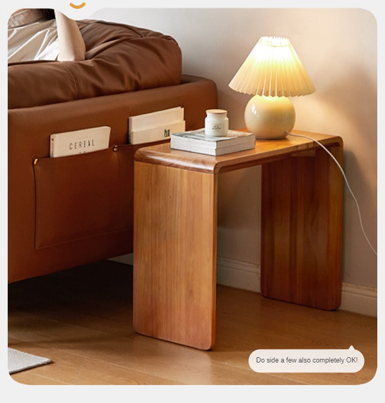 Pine Solid Wood Modern Combination Rock Plate Coffee Table