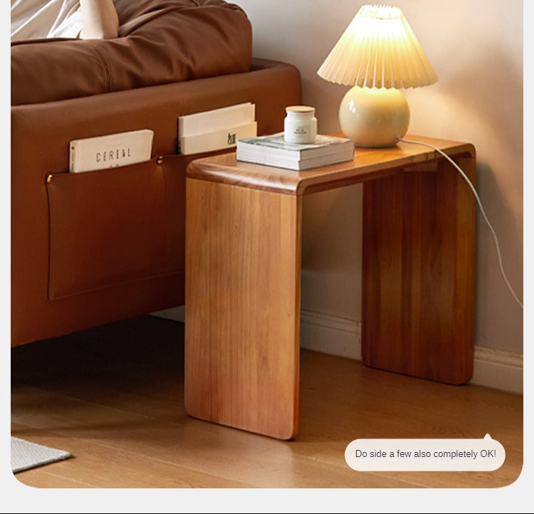 Pine Solid Wood Modern Combination Rock Plate Coffee Table