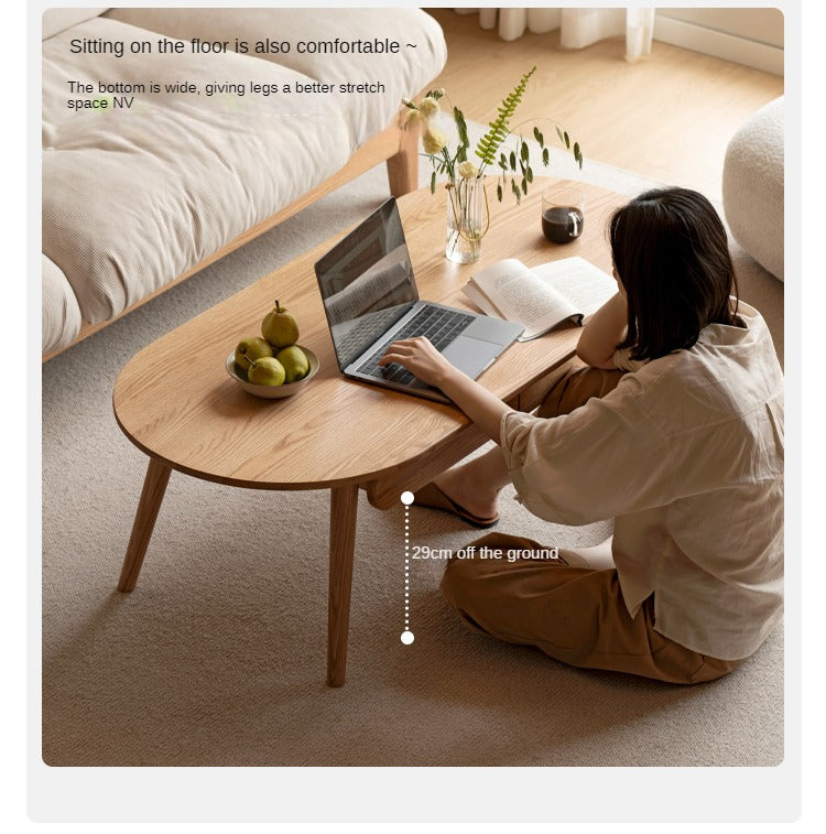 Oak Solid Wood Luxury Coffee Table, Tea Table