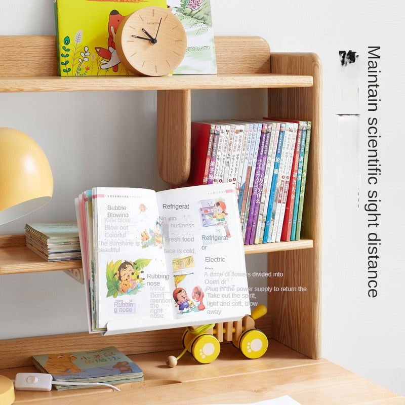 Oak, Beech Solid Wood Shelf Bookshelf