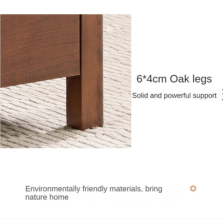 Oak, Ash Solid Wood Nordic Minimalist Modern Coffee Table