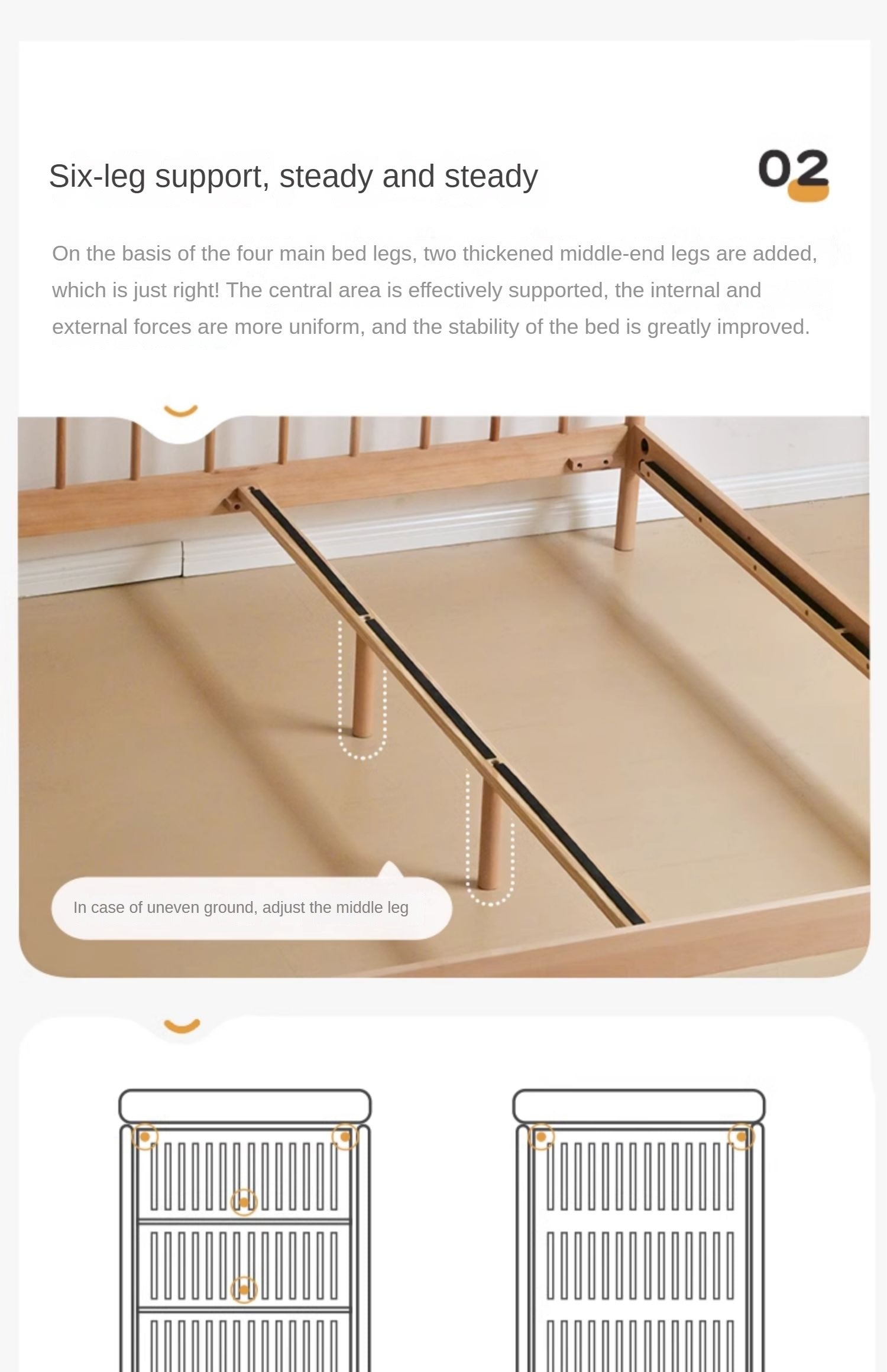 European Beech Solid Wood Windsor Bed