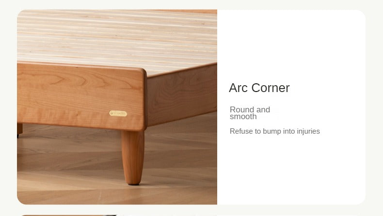 Cherry Wood Bed Modern