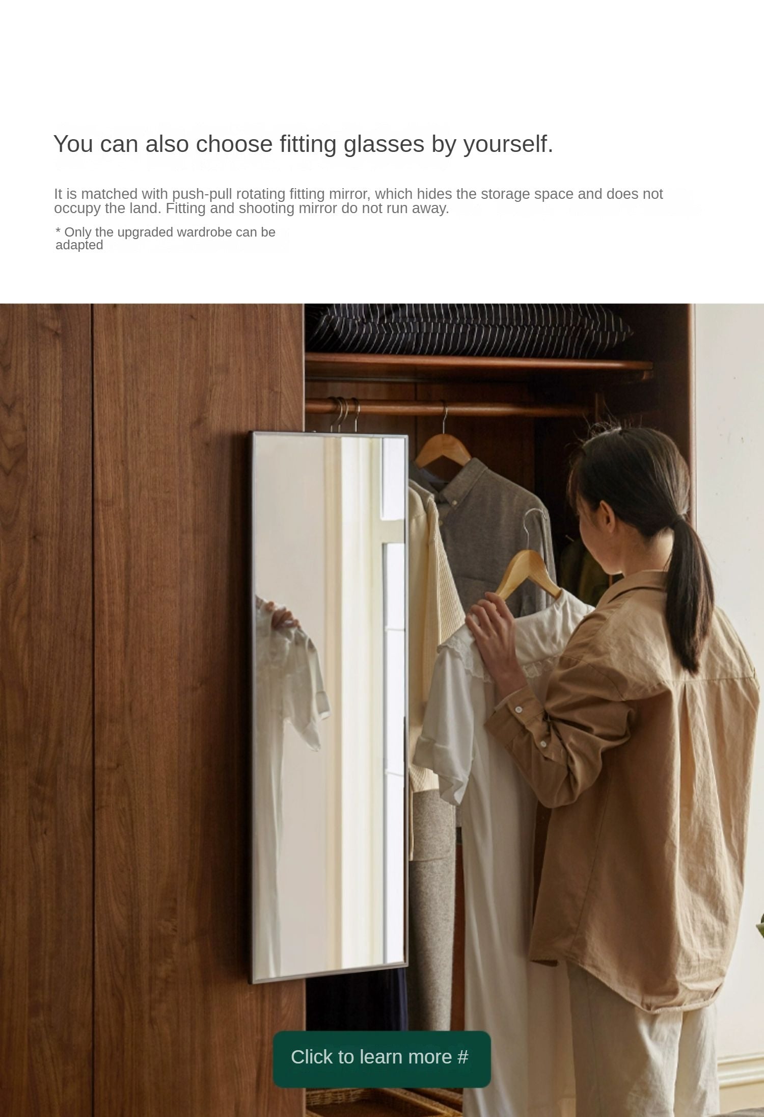Black Walnut, Sandalwood Sliding Door Wardrobe.