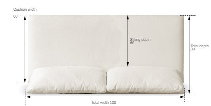 Fabric Double Seat Sofa.