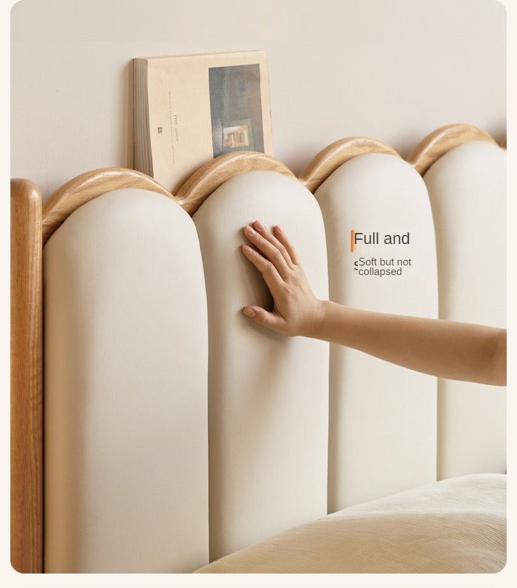 Beech, Oak Solid Wood Dream House Soft Bed