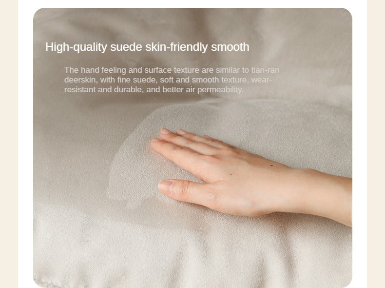 Rubber Wood  Solid Wood Soft Bed Cream Style