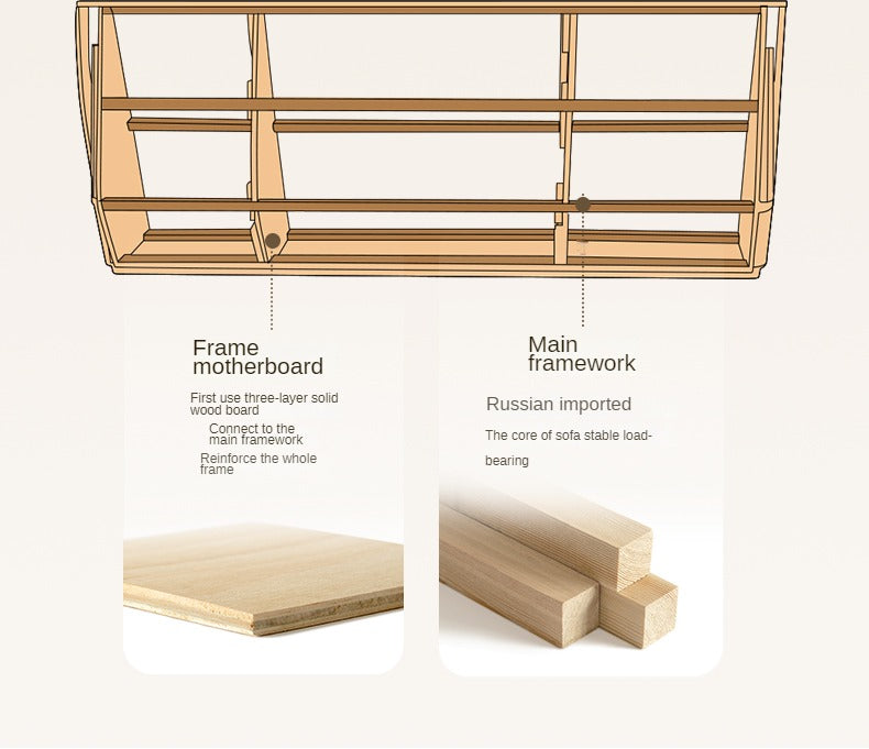 Fabric Soft Bed White Cream Style