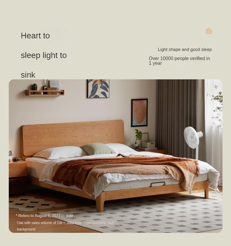 Cherry solid wood bed - SPECIAL PRICE