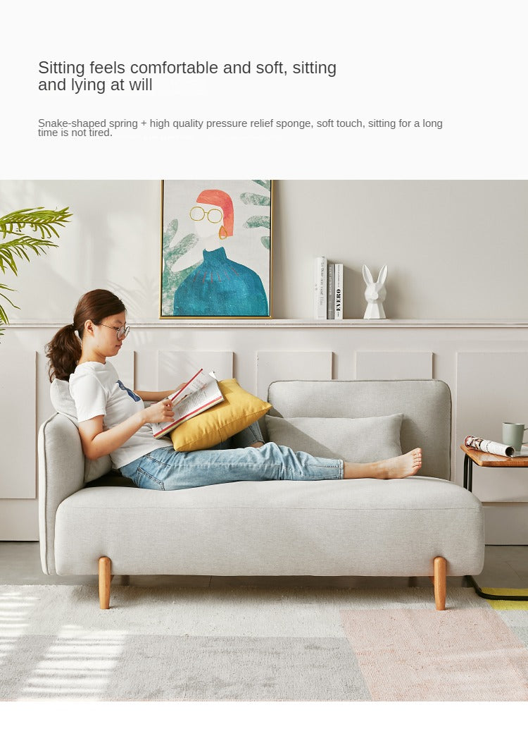 Fabric Sofa Beech Solid Wood.