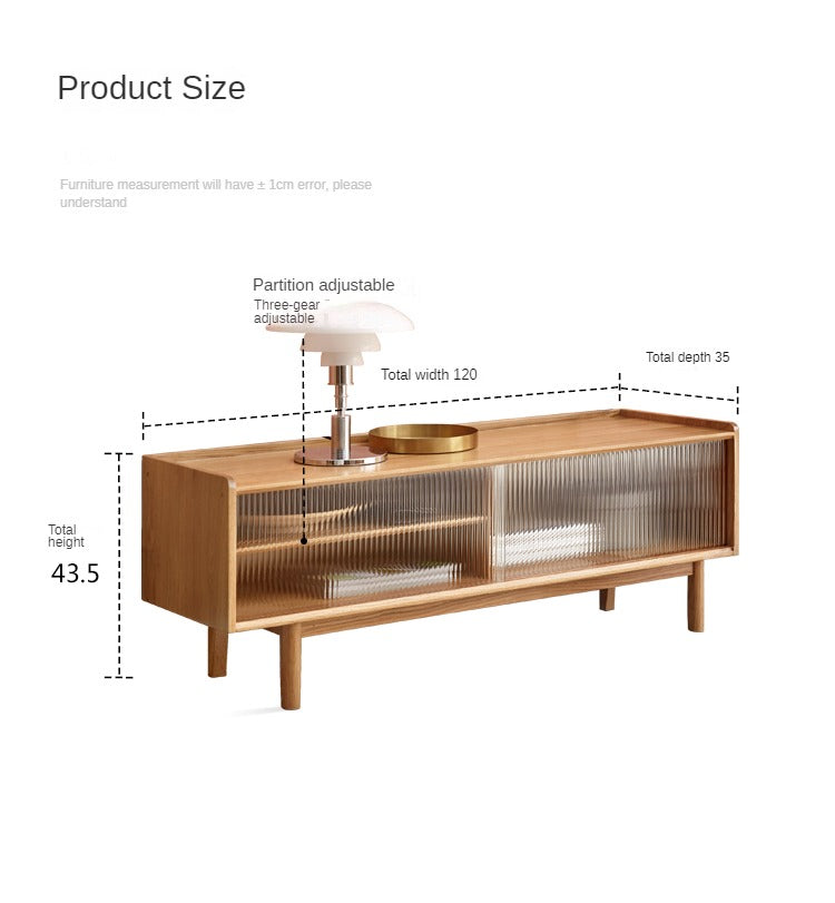 Oak Solid Wood Various Styles TV Stand Small Size