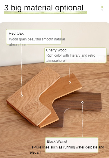 Oak, Cherry, Black Walnut Solid Wood Corner Rack, Bookshelf