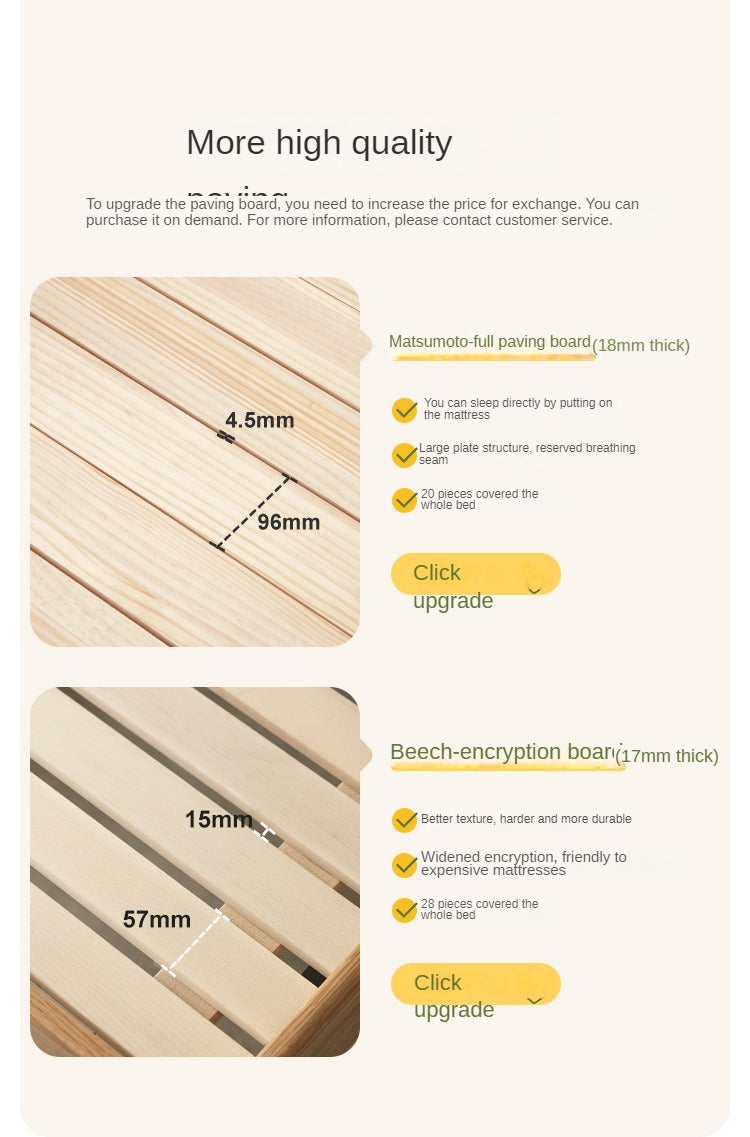 Beech Solid Wood Children's Bed<