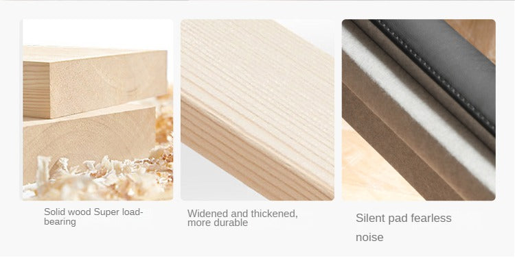 Oak Solid Wood Sunrise Bed Technology Cloth