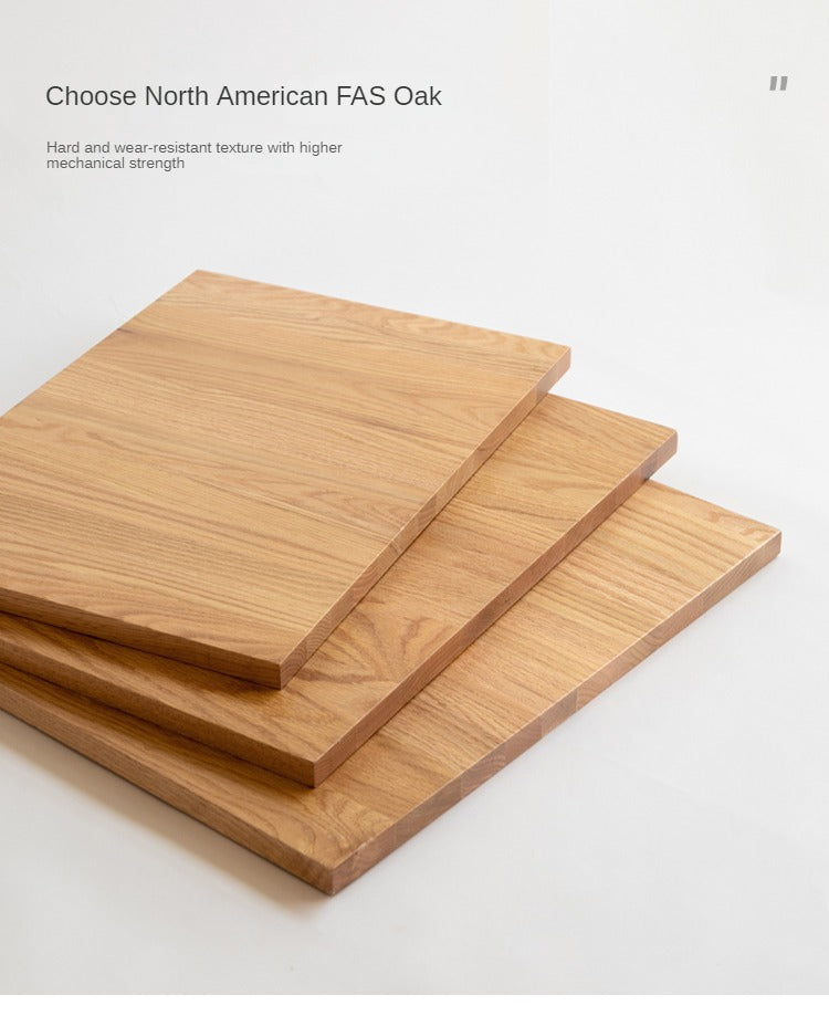 Oak, Beech, Solid Rubberwood Glass Doors Coffee Table