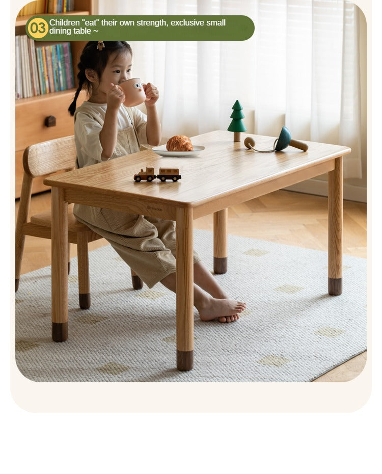 Oak Solid Wood Handmade Children's StudyTable