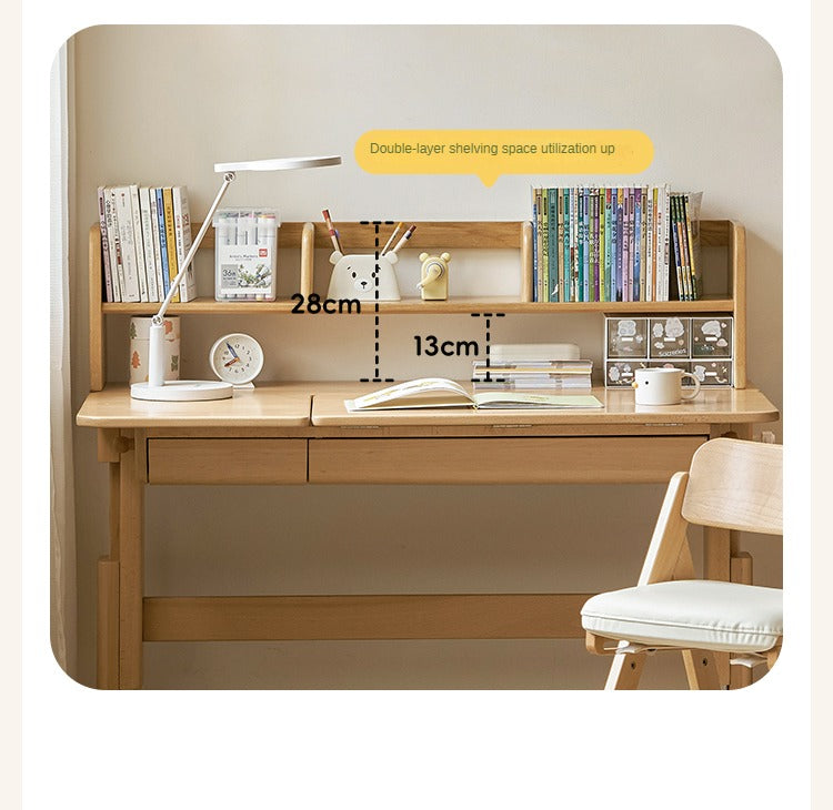 Beech Solid Wood Lifting Kids Table