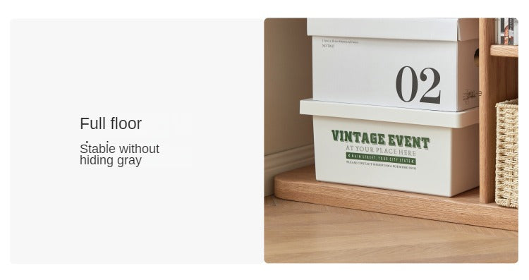 Oak Solid Wood Floor-Standing Bookshelf