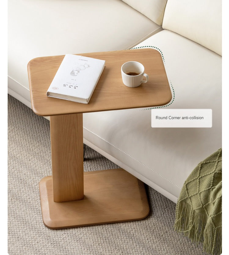 Ash, Black Walnut Solid Wood Side Table Modern Simple