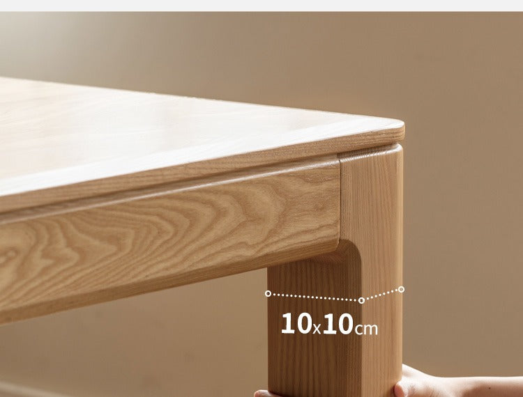 Ash Solid Wood Long Dining Table