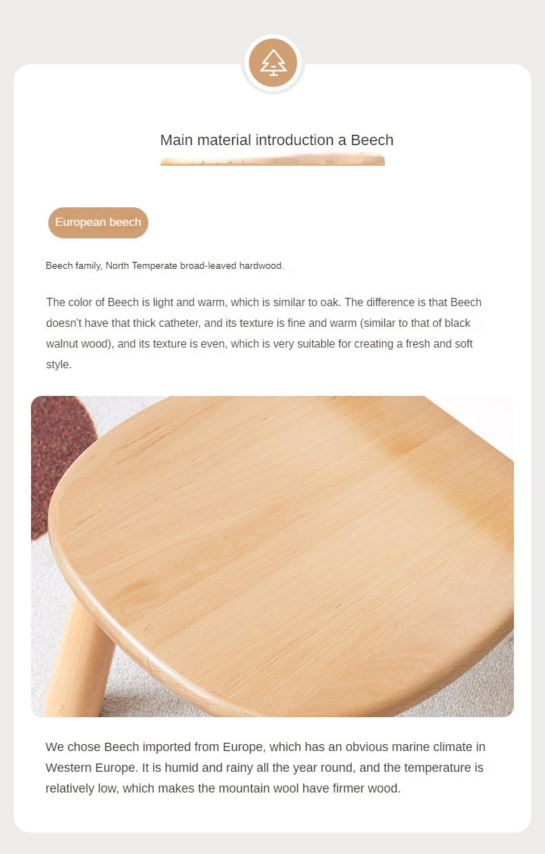 Beech Solid Wood Children's Adjustable Lift Chair.