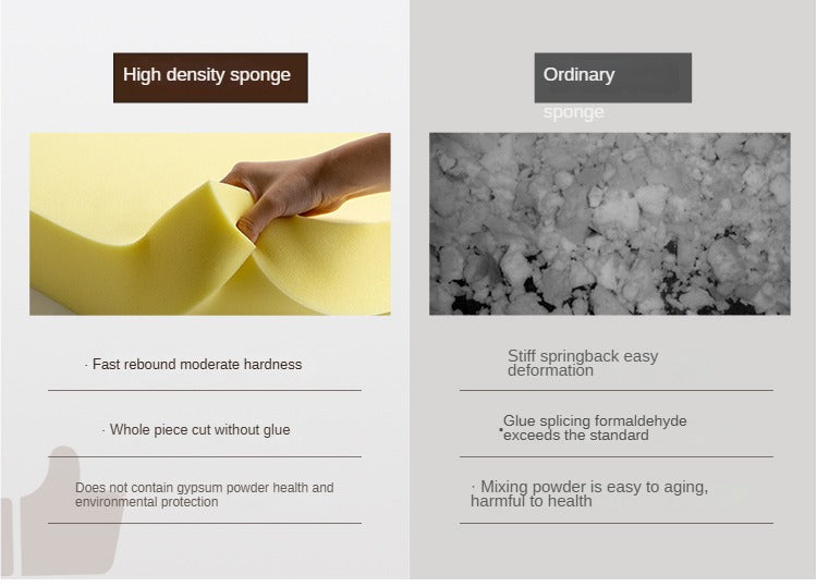 Black Walnut Solid Wood Leather Sofa Modern,