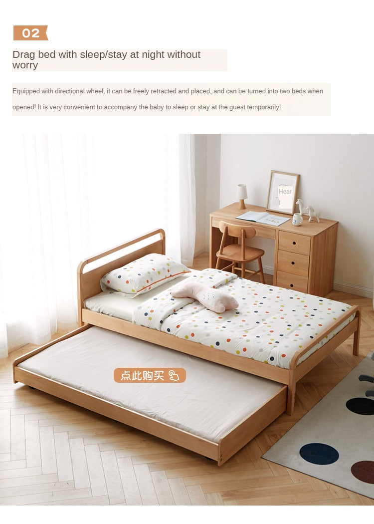 Beech solid wood kds bed"