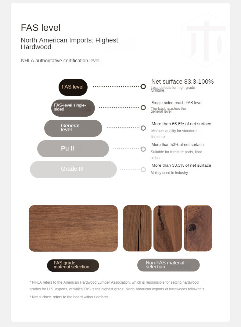 Black Walnut Solid Wood Light Luxury Dressing Table.